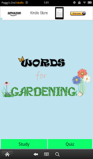 Words for Gardening