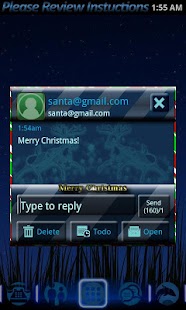 Free Christmas Santa 3D for GO SMS APK for Android