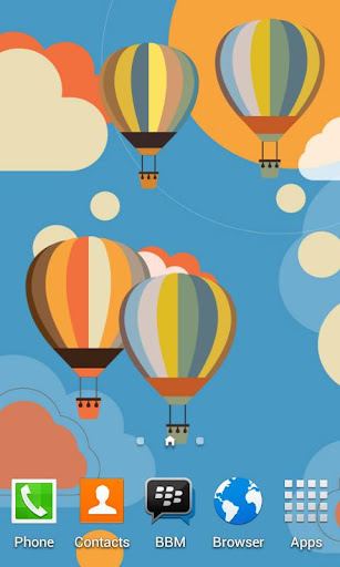 Air Balloon Live Wallpaper