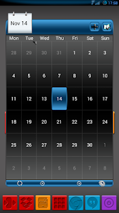 Lastest Apw Theme Dark naps blue V2 APK