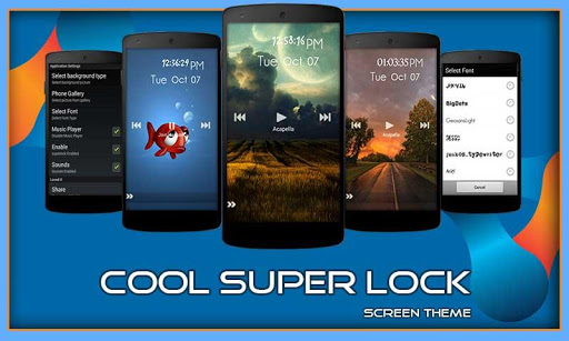 Cool Super Screen Lock Theme