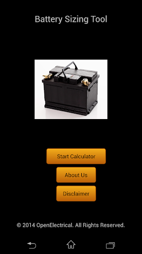 Battery Sizing Tool