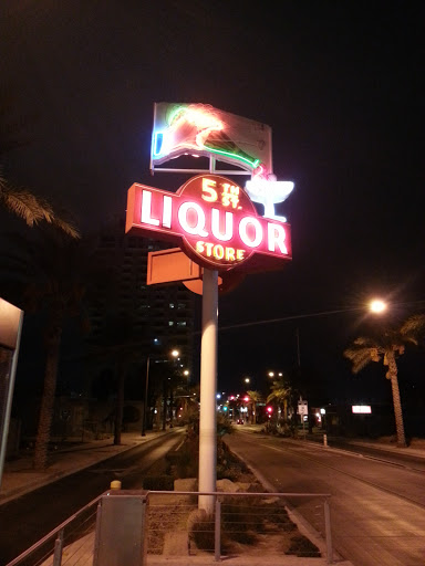 5th St Liquor Store Neon Sign 