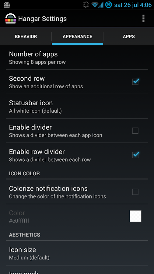   Hangar - Smart app shortcuts – Capture d'écran 