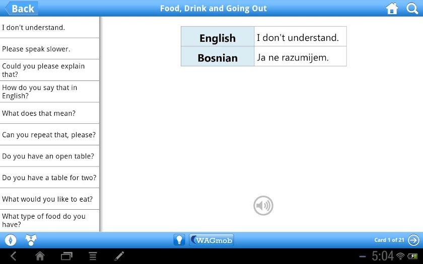 Learn Bosnian by WAGmob Screen 2