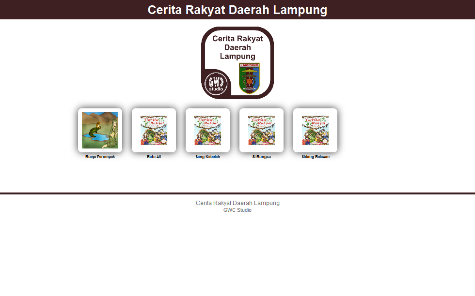 Cerita Rakyat Daerah Lampung Screenshot