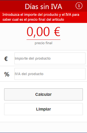 【免費購物App】Días sin IVA-APP點子