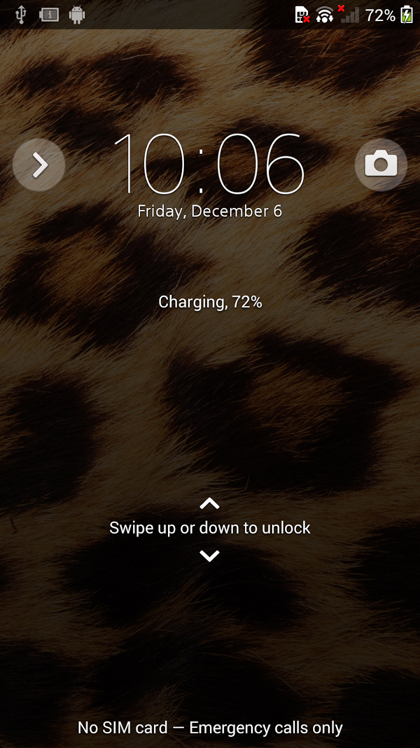 XPERIA™ African Leopard Theme Screen 2
