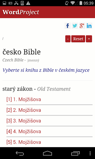 česko Bible