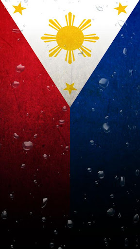 Philippines flag water effect