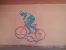 Cyclist Mural