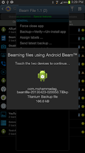 File Beam (Touch to Send) Screenshot