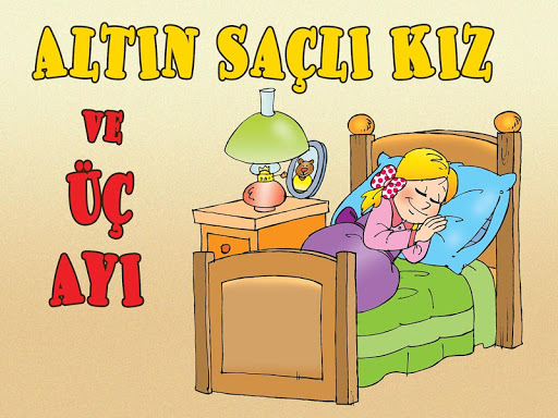 Altin sacli kiz masalim seti