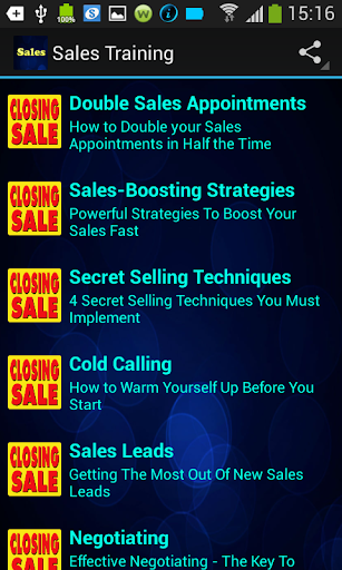 Sales Training