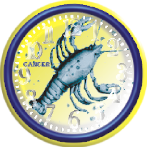 Cancer Zodiac Analog Clock 1.0