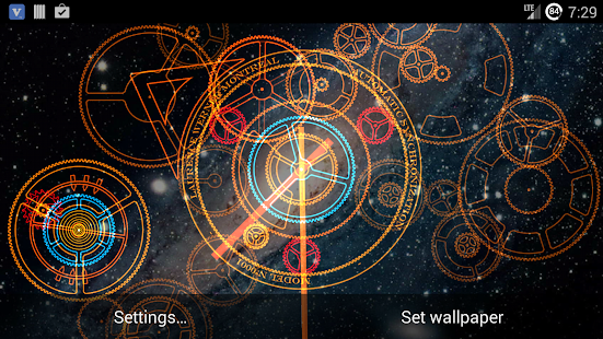 Hypno Clock Live Wallpaper PRO