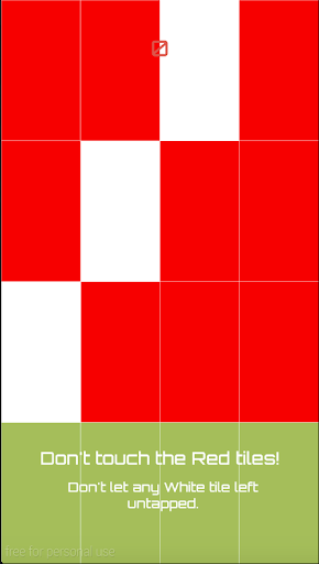 【免費街機App】DON'T TAP THE RED TILE-APP點子