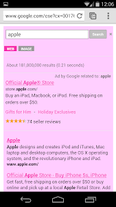 Pink Search for Google™ screenshot 1