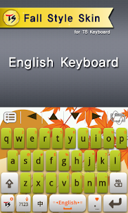 Fall style for TS Keyboard - náhled
