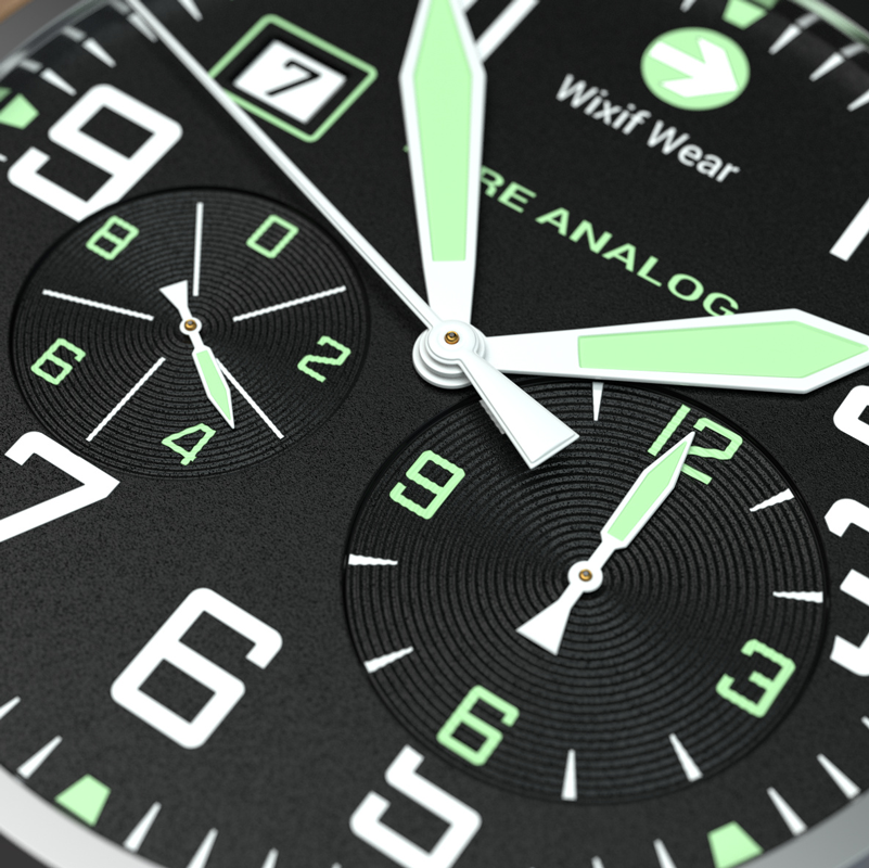 Pure Analog - Wear Watch Face Screen 3