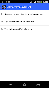 Memory Improvement Tips