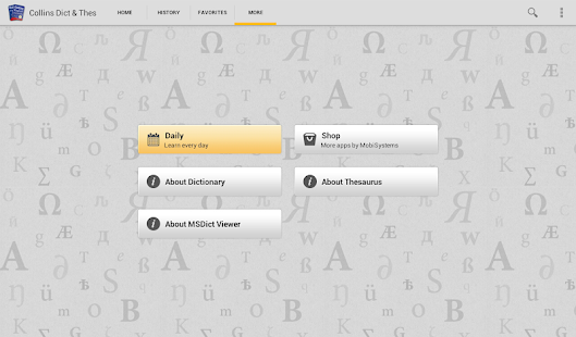 Collins English + Thesaurus TR Screenshots 3