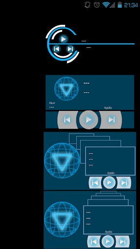 FutureTech UI Music Widgets