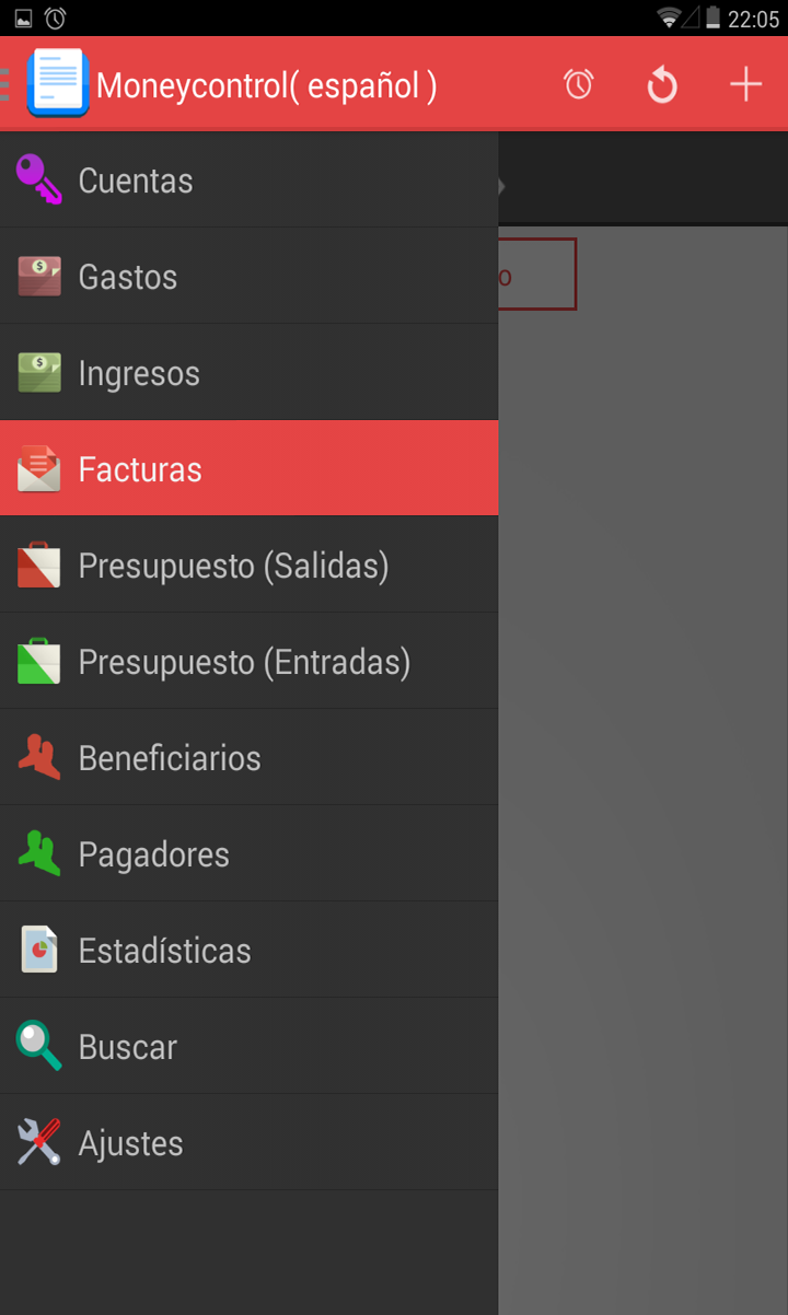 Android application Moneycontrol - Family budget screenshort