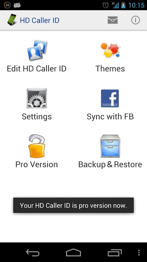 HD Caller ID Pro Key Screen 3
