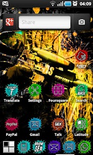 Lastest PAINTBALL ADW Theme APK