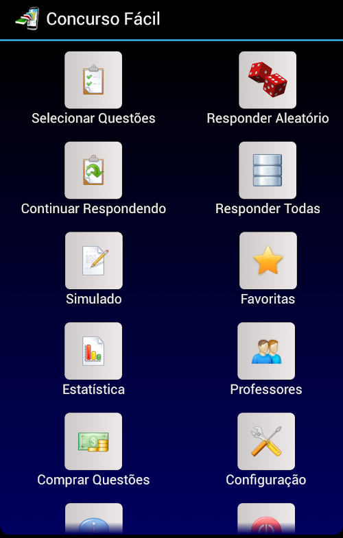 Android application PCF0037 BB Concurso Fácil screenshort