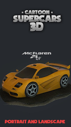 Toon Cars McLaren F1 LM 3D lwp