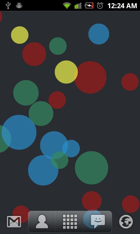 Spots Live Wallpaper Screen 2
