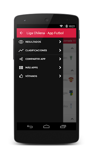 Liga Chilena - App Futbol