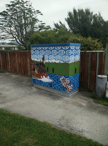 Waka Power Box Mural