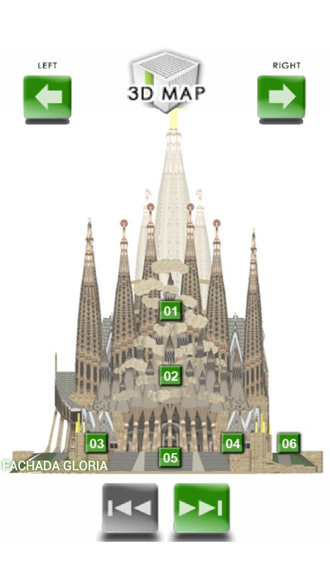 MAPParound Sagrada Fam English Screen 2