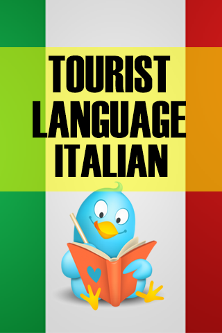 Tourist language Italian