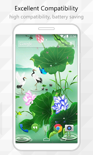 【免費個人化App】Lotus Pond Live Wallpaper-APP點子