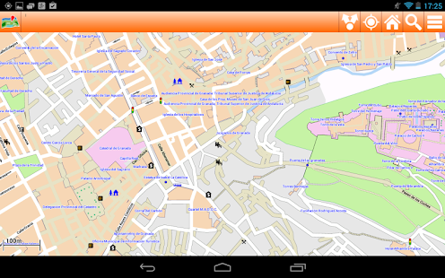 Granada Offline mappa Map Screenshots 2