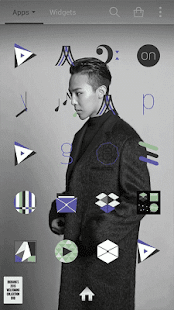G-Dragon LINE Launcher Theme Screenshots 3