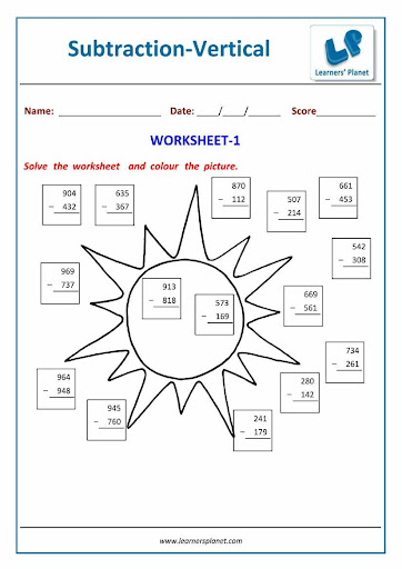 【免費教育App】Grade-3-Maths-Subtraction-WB-2-APP點子