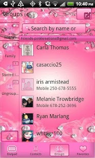 How to get GO Contacts EX Pink Diamonds patch 1 apk for android