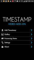 Video Timestamp Add-on APK ภาพหน้าจอ #1