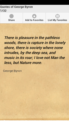 Quotes of George Byron