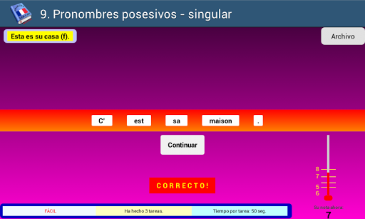 【免費教育App】Gramática francés ejercicios G-APP點子