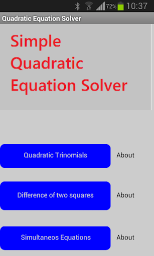 Equation Solver