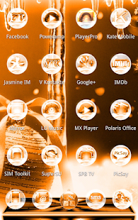 Lastest NEXT LAUNCHER OrangeNY THEME APK