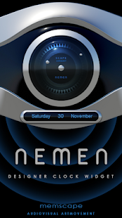 NEMEN Designer Clock Widget Screenshots 0