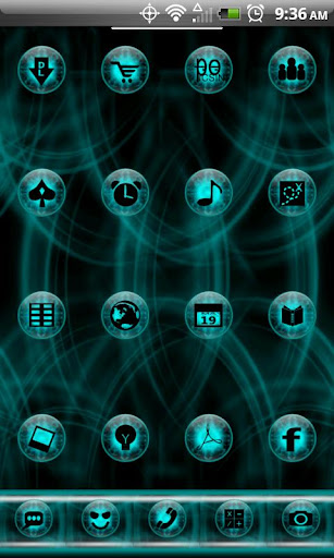 ADW Theme ElectroGlow