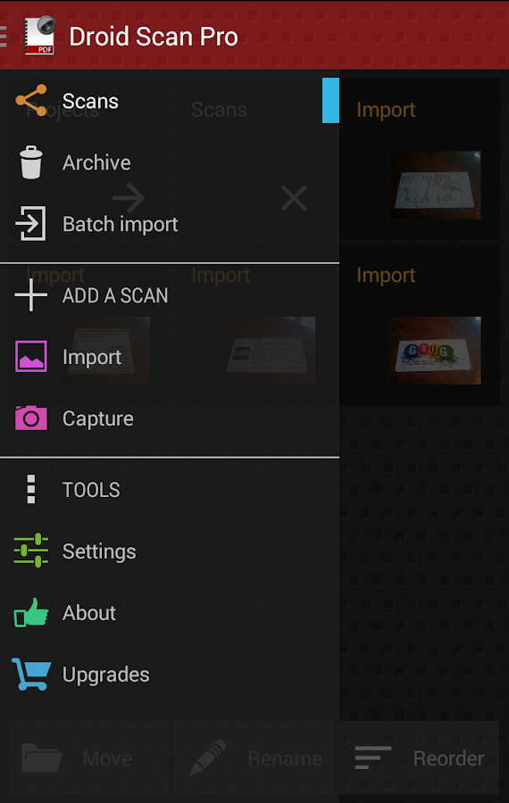   Droid Scan Pro PDF: captura de tela 